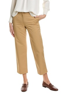 Rebecca Taylor Women's Military Cotton Pleated Trousers