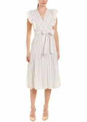 Rebecca Taylor Women's Sleeveless Yarn Dye Stripe Dress