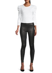 Rebecca Taylor Ruched Long-Sleeve Top