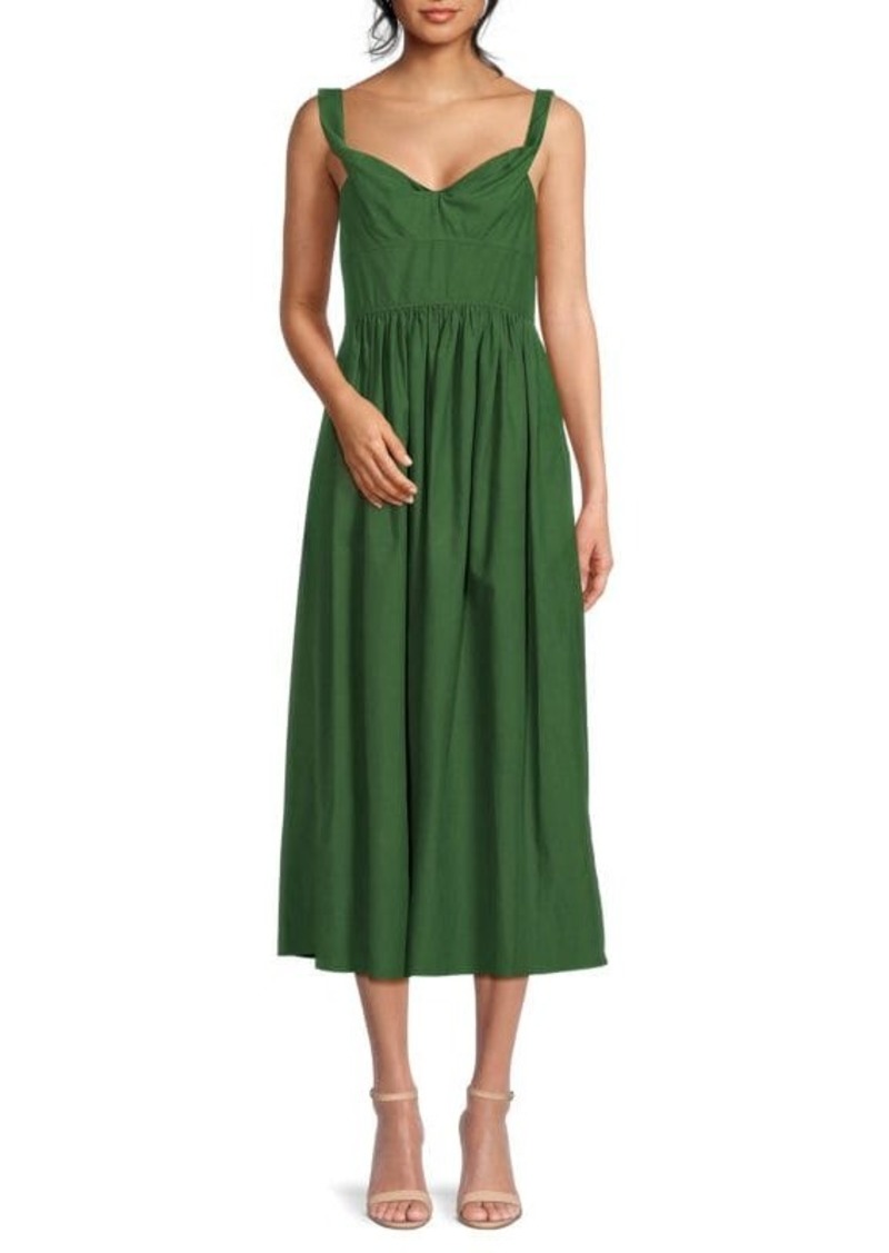 Rebecca Taylor Sweetheart Midi Dress