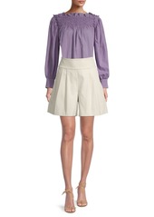 Rebecca Taylor Textured Smock Blouse