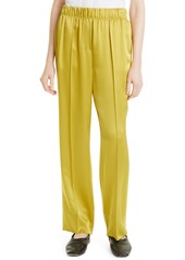Rebecca Taylor Satin Pull-On Pants in Chartreuse at Nordstrom