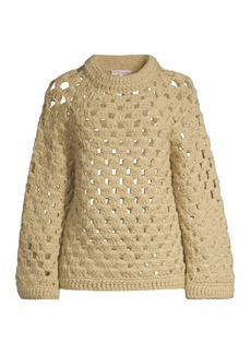 Rebecca Taylor Yoke Stitch Sweater