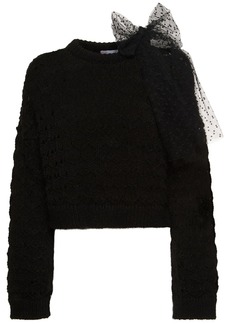 RED Valentino Acrylic Blend Knit Sweater