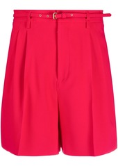 RED Valentino belted Bermuda shorts