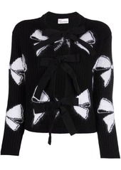 RED Valentino bow-detail cardigan