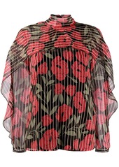 RED Valentino camellia printed blouse