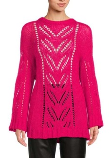 RED Valentino Drop Shoulder Long Sweater