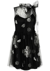 RED Valentino floral appliqué tulle dress