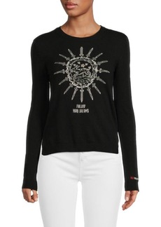 RED Valentino Follow Your Dreams Wool Blend Sweater