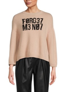 RED Valentino Forg37 Wool Blend Crewneck Sweater