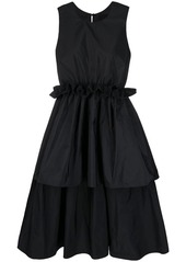 RED Valentino high-low pleated dress