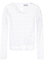 RED Valentino knitted long-sleeve jumper