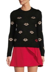 RED Valentino Mohair Blend Kiss Sweater