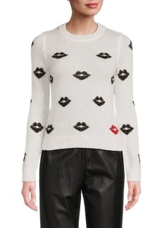 RED Valentino Mohair Blend Kiss Sweater