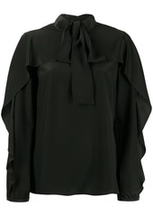 RED Valentino pussy bow frill-trimmed blouse