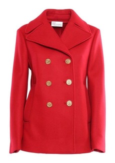 RED VALENTINO DOUBLE-BREASTED COAT