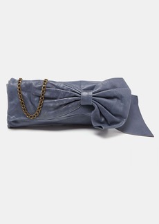 Red Valentino Leather Bow Chain Clutch