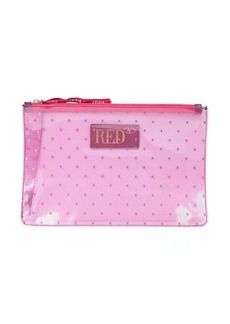RED VALENTINO TRANSPARENT POUCH