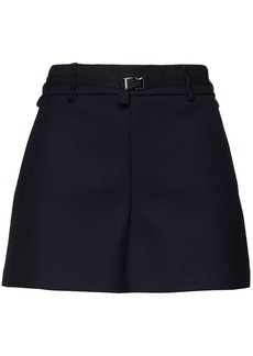 RED Valentino REDValentino - Belted drill shorts - Blue - IT 38