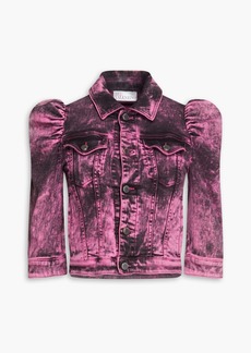 RED Valentino REDValentino - Bleached denim jacket - Pink - IT 38