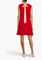 RED Valentino REDValentino - Bow-detailed crepe dress - Red - IT 38