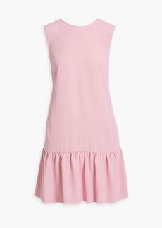 RED Valentino REDValentino - Bow-detailed ruffled crepe mini dress - Pink - IT 36