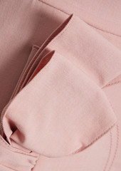 RED Valentino REDValentino - Bow-detailed twill shorts - Pink - IT 36