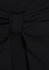 RED Valentino REDValentino - Bow-detailed twill shorts - Black - IT 38