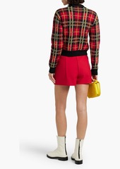 RED Valentino REDValentino - Checked jacquard-knit wool cardigan - Red - S