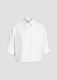 RED Valentino REDValentino - Cotton-blend poplin shirt - White - IT 40