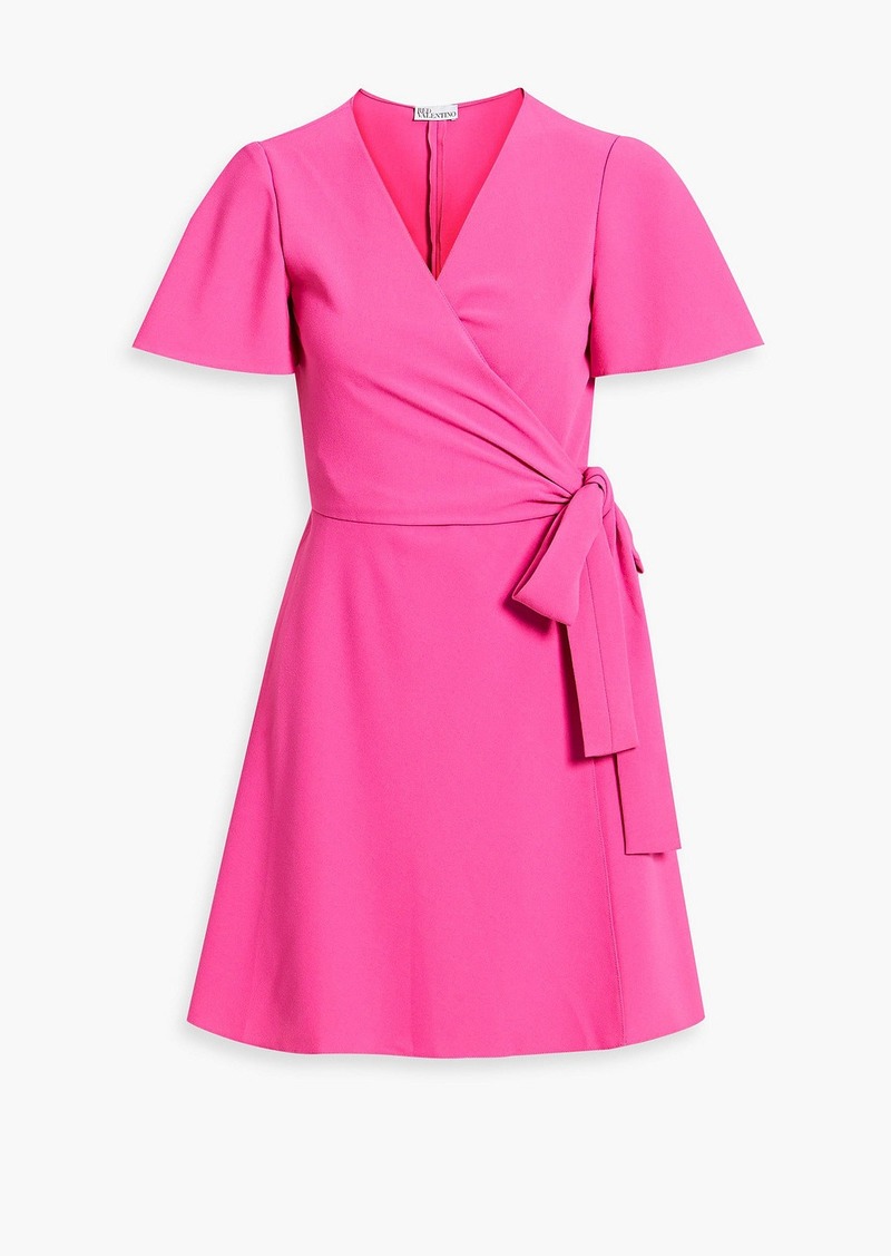 RED Valentino REDValentino - Crepe mini wrap dress - Pink - IT 36