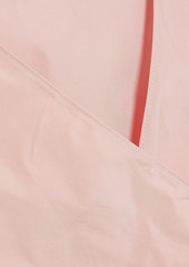 RED Valentino REDValentino - Cropped taffeta wrap blouse - Pink - IT 38