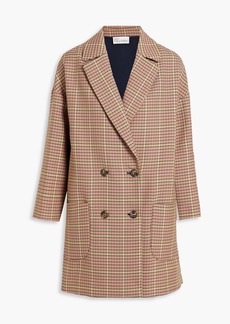 RED Valentino REDValentino - Double-breasted houndstooth tweed coat - Pink - IT 36