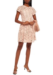 RED Valentino REDValentino - Embroidered tulle mini dress - Pink - IT 40