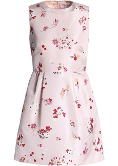 RED Valentino REDValentino - Floral-print faille mini dress - Pink - IT 40