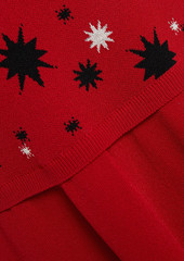 RED Valentino REDValentino - Jacquard-knit mini dress - Red - XS
