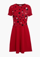 RED Valentino REDValentino - Jacquard-knit mini dress - Red - XS