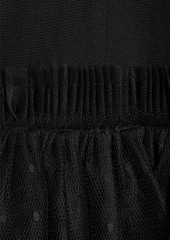 RED Valentino REDValentino - Layered ruffled point d'esprit mini dress - Black - IT 38