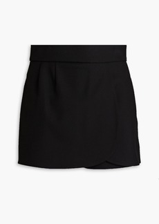 RED Valentino REDValentino - Skirt-effect twill shorts - Black - IT 38