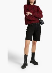 RED Valentino REDValentino - Marled knitted sweater - Red - XXS