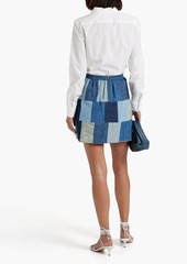 RED Valentino REDValentino - Patchwork denim mini skirt - Blue - IT 38