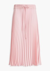 RED Valentino REDValentino - Pleated georgette midi skirt - Pink - IT 38