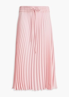 RED Valentino REDValentino - Pleated georgette midi skirt - Pink - IT 40