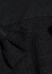 RED Valentino REDValentino - Point d'esprit-paneled mohair-blend sweater - Black - M