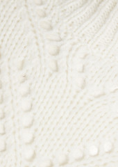 RED Valentino REDValentino - Pointelle-knit turtleneck sweater - White - XS