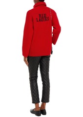RED Valentino REDValentino - Ribbed intarsia wool turtleneck sweater - Red - XS