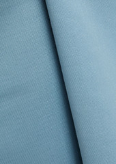 RED Valentino REDValentino - Ruffled cotton-blend crepe mini dress - Blue - IT 38