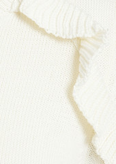 RED Valentino REDValentino - Ruffled cotton sweater - White - L