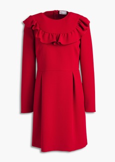 RED Valentino REDValentino - Ruffled crepe mini dress - Red - IT 36